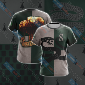Slytherin Serpent Harry Potter New Look Unisex 3D T-shirt T-shirt S 
