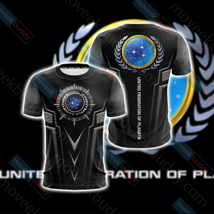 Star Trek - United Federation of Planets Logo Unisex 3D T-shirt   