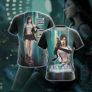 Final Fantasy VII - Tifa Lockhart Unisex Zip Hoodie T-shirt Pullover Hoodie T-shirt S 