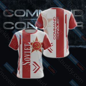 Command & Conquer - Soviet Unisex 3D T-shirt   