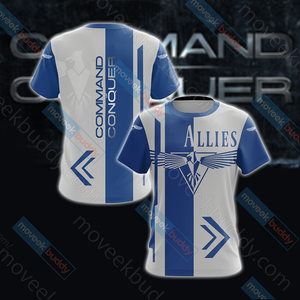 Command & Conquer - Allies Unisex 3D T-shirt   
