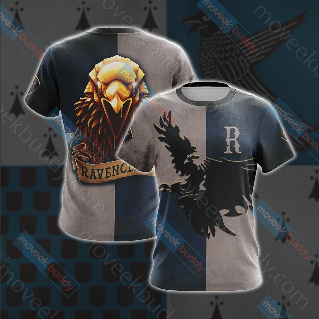 Ravenclaw Eagles Harry Potter New Look Unisex 3D T-shirt US/EU S (ASIAN L)  