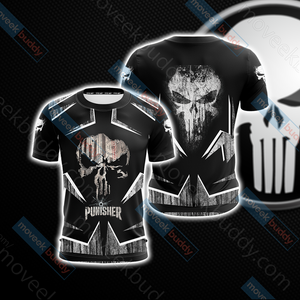 The Punisher New Unisex 3D T-shirt S  