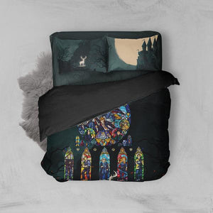 Stained Glass Harry Potter Bed Set   