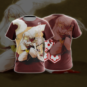 Inuyasha-Sesshomaru Unisex 3D T-shirt   