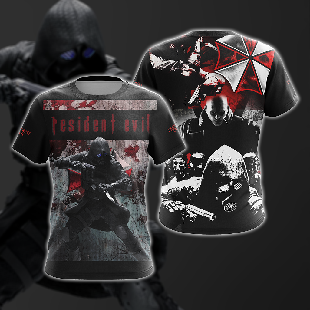 Resident Evil - Raccoon City Unisex 3D T-shirt   