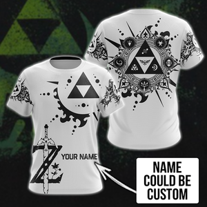 Personalized The legend of Zelda All Over Print T-shirt Zip Hoodie Pullover Hoodie T-shirt S 