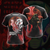 Doom Video Game Unisex 3D T-shirt Zip Hoodie T-shirt S 