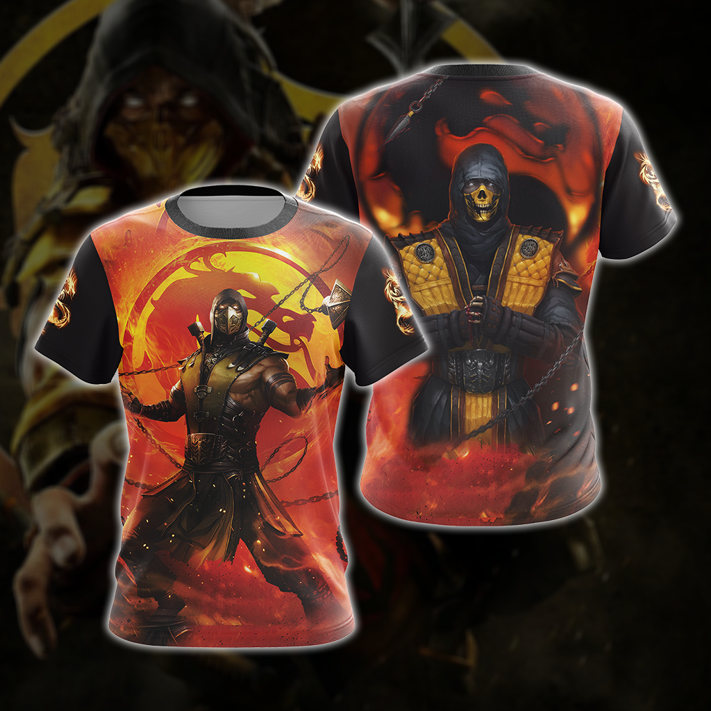 Mortal Kombat Unisex 3D T-shirt S  