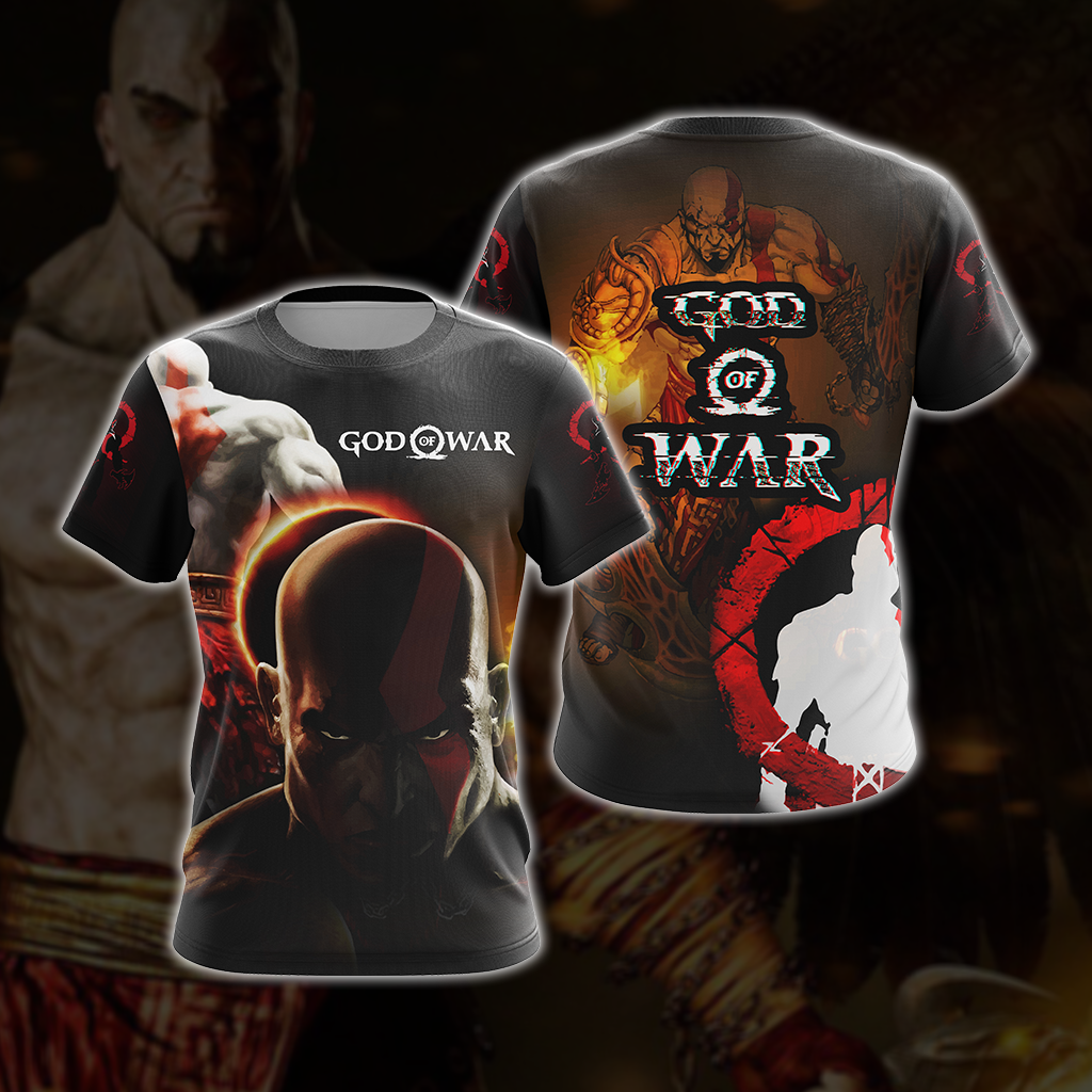 God Of War Character Unisex 3D T-shirt S  