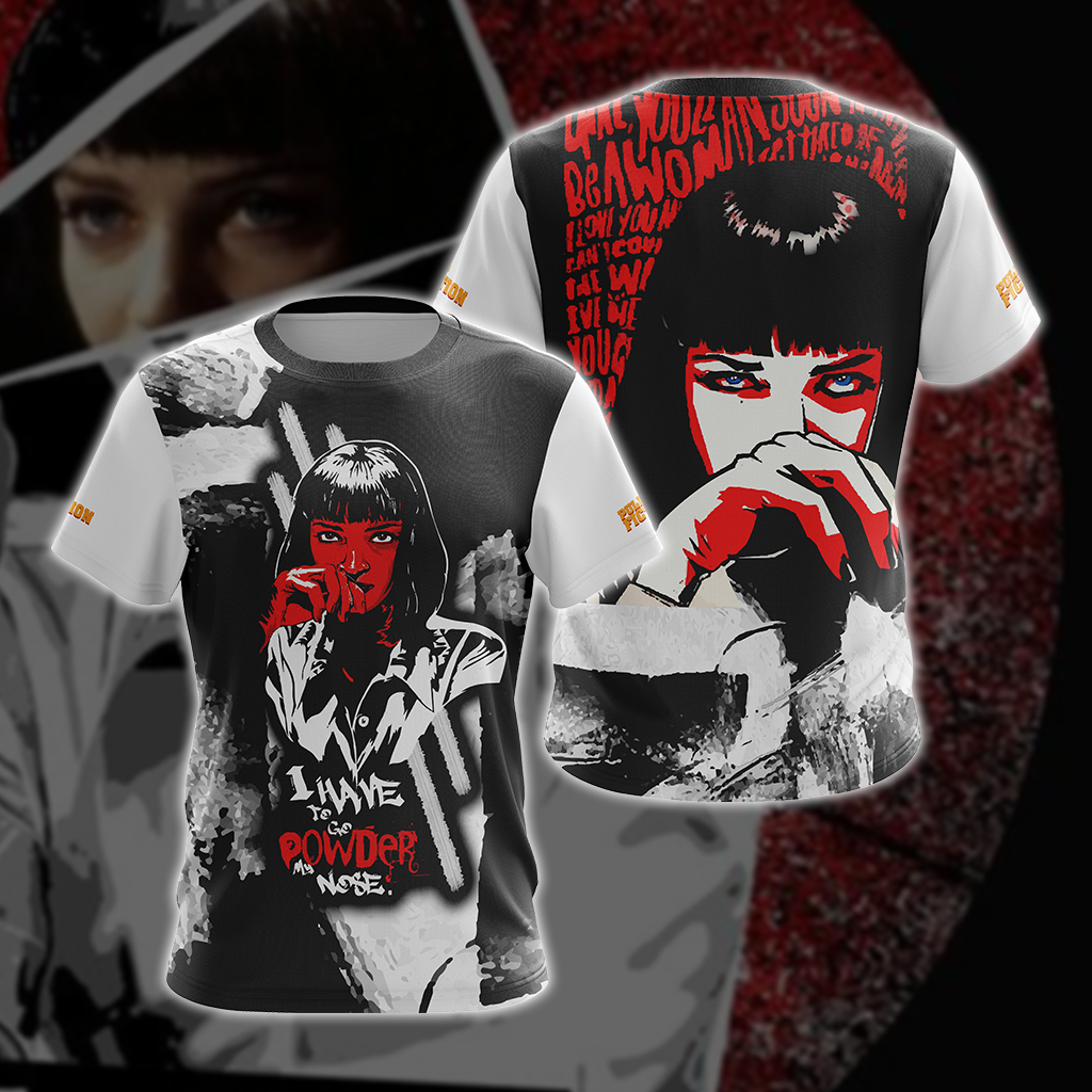 Pulp Fiction - Mia 3D T-shirt   