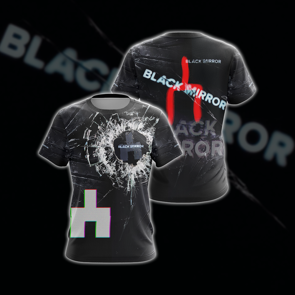 Black Mirror New Look Unisex 3D T-shirt   