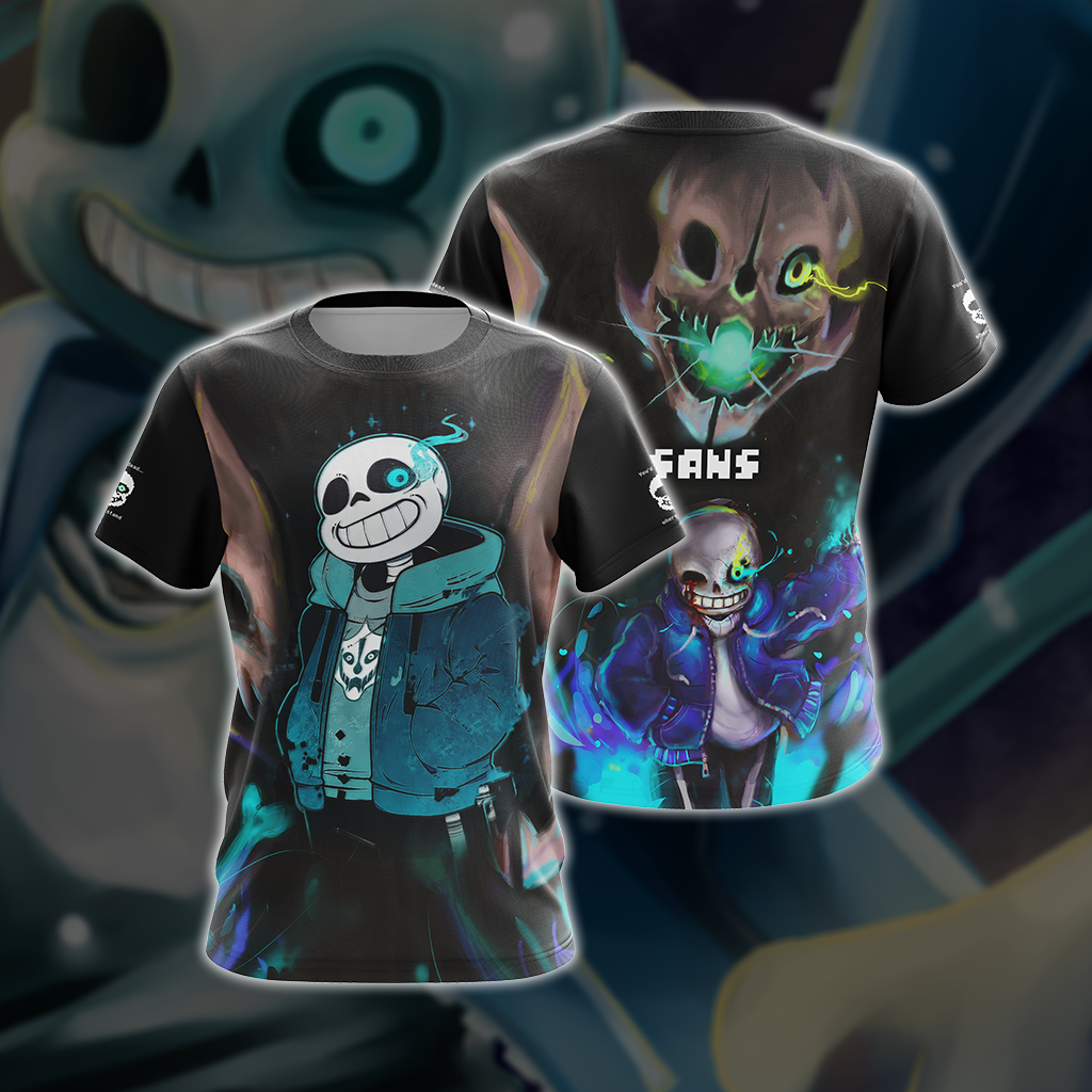 Undertale Sans Unisex 3D T-shirt   