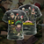 My Hero Academia in Military Uniform Unisex 3D T-shirt US/EU S (ASIAN L)  