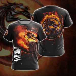 Mortal Kombat symbol Unisex 3D T-shirt T-shirt S 