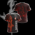 Suikoden Black Sword Rune Unisex 3D T-shirt   