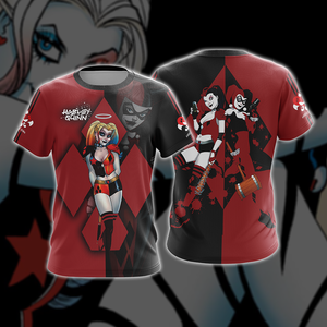 Harley Quinn - Old And New Style Unisex 3D T-shirt   