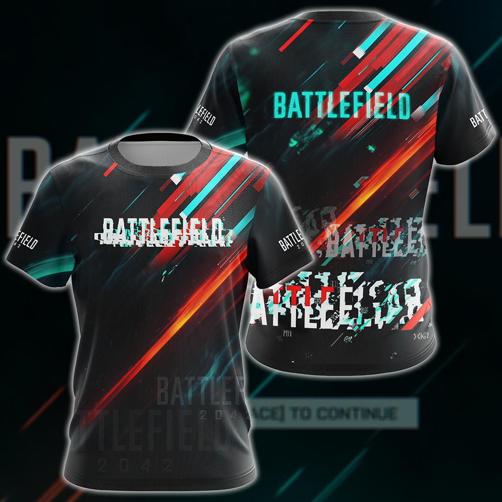 Battlefield 2042 All Over Print T-shirt Tank Top Zip Hoodie Pullover Hoodie Hawaiian Shirt T-shirt S 