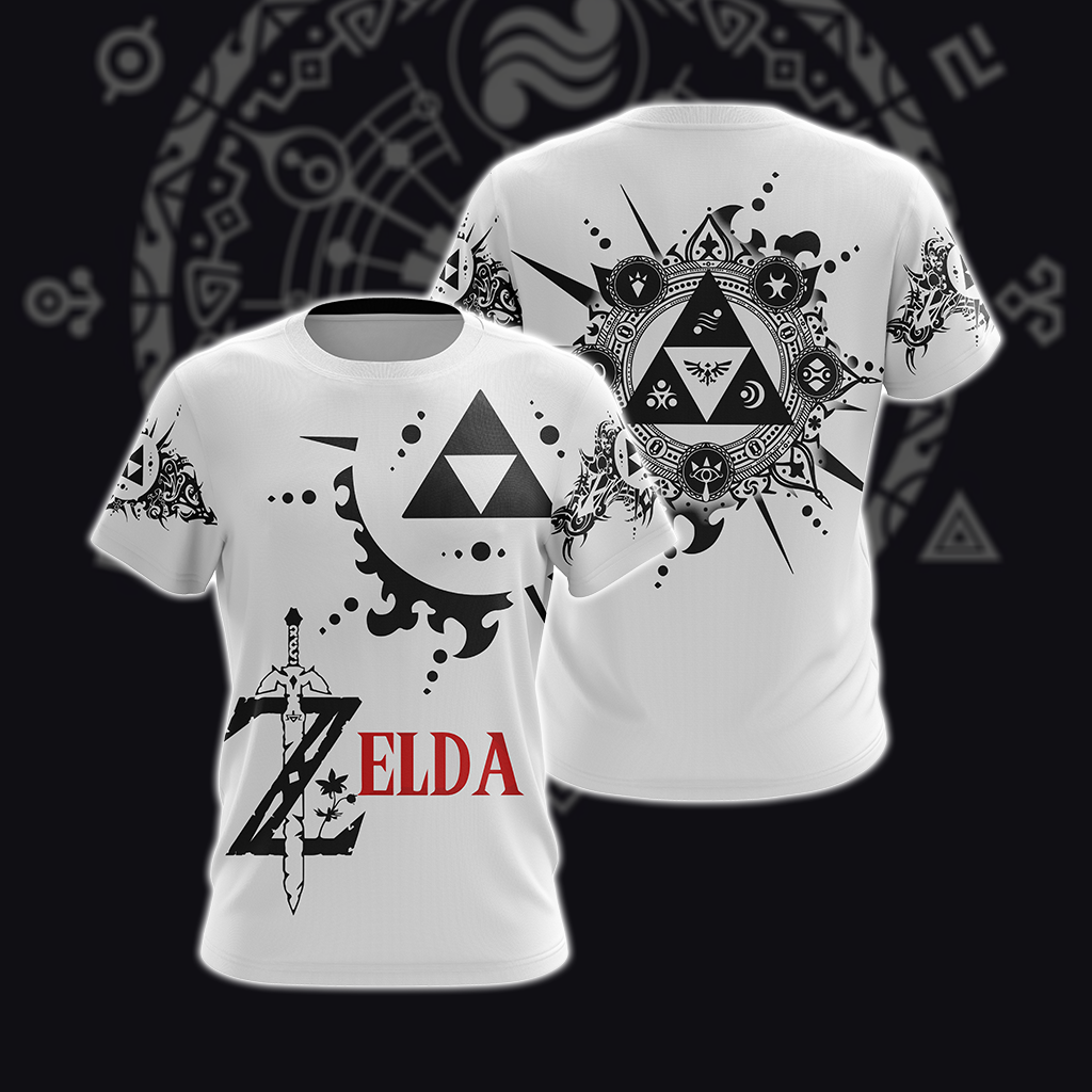 The Legend Of Zelda T-shirt Zip Hoodie Pullover Hoodie T-shirt S 