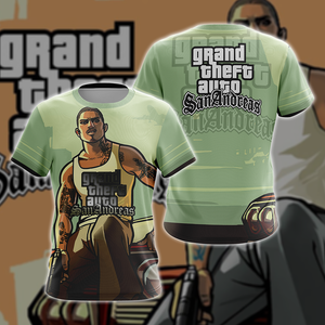 Grand Theft Auto: San Andreas Unisex 3D T-shirt   