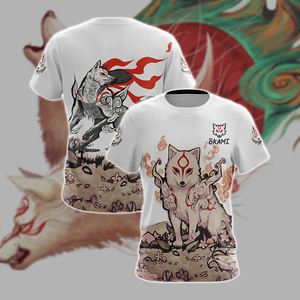 Okami New Unisex 3D T-shirt   