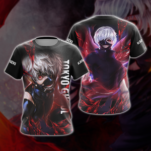 Tokyo Ghoul - Kaneki Ken Unisex 3D T-shirt   