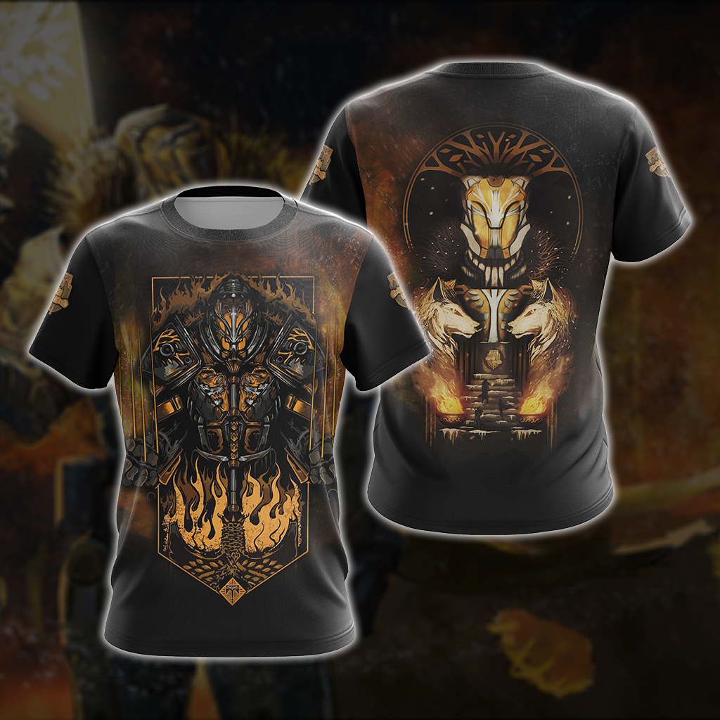Destiny 2 Lord Saladin Unisex 3D T-shirt Zip Hoodie Pullover Hoodie T-shirt S 