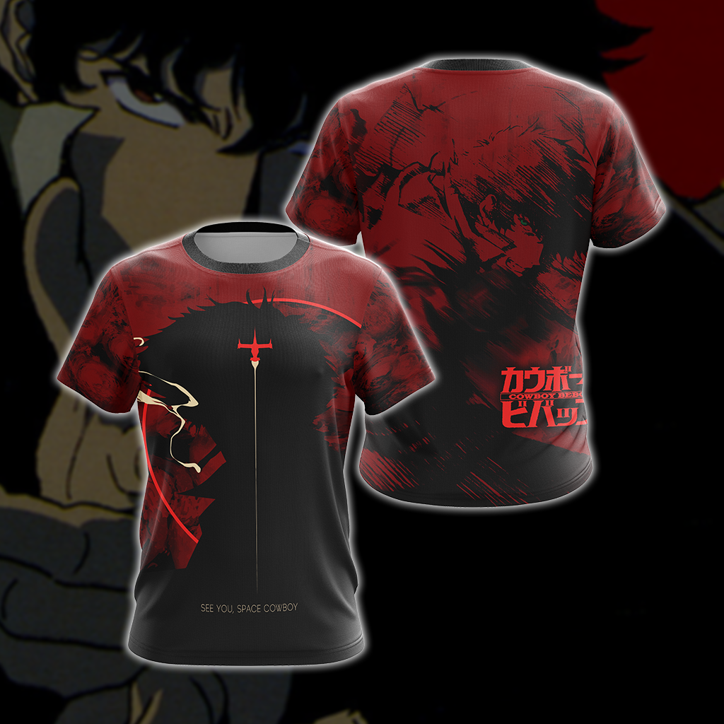 Cowboy Bebop - Spike Unisex 3D T-shirt   