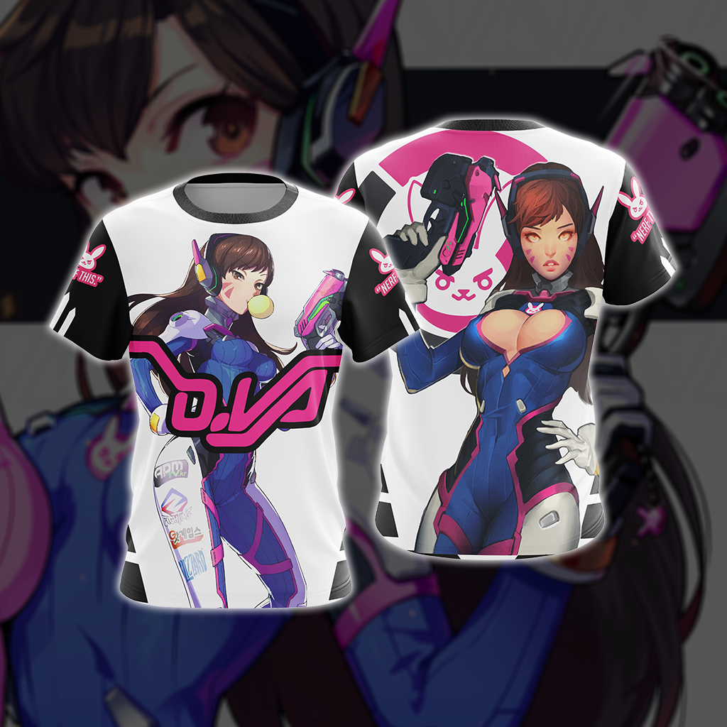 Overwatch - D.Va New Style Unisex 3D T-shirt – MoveekBuddyShop