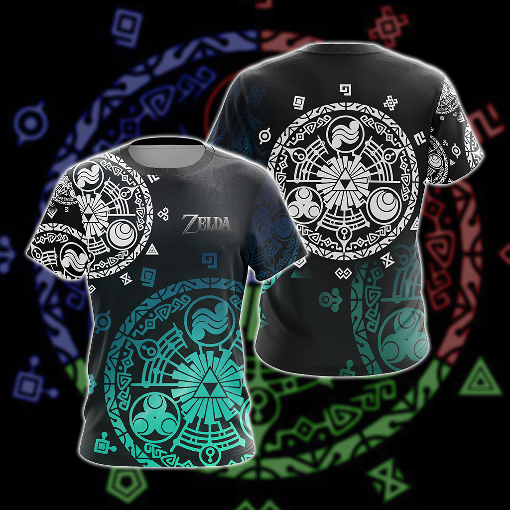 The Legend of Zelda - The Gate Of Time Symbol Unisex 3D T-shirt T-shirt S 