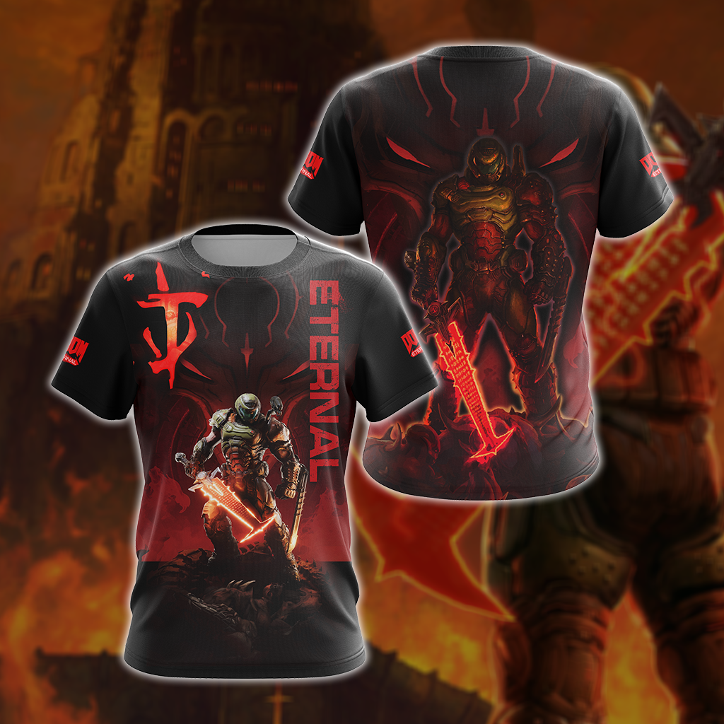 Doom Eternal Unisex 3D T-shirt   