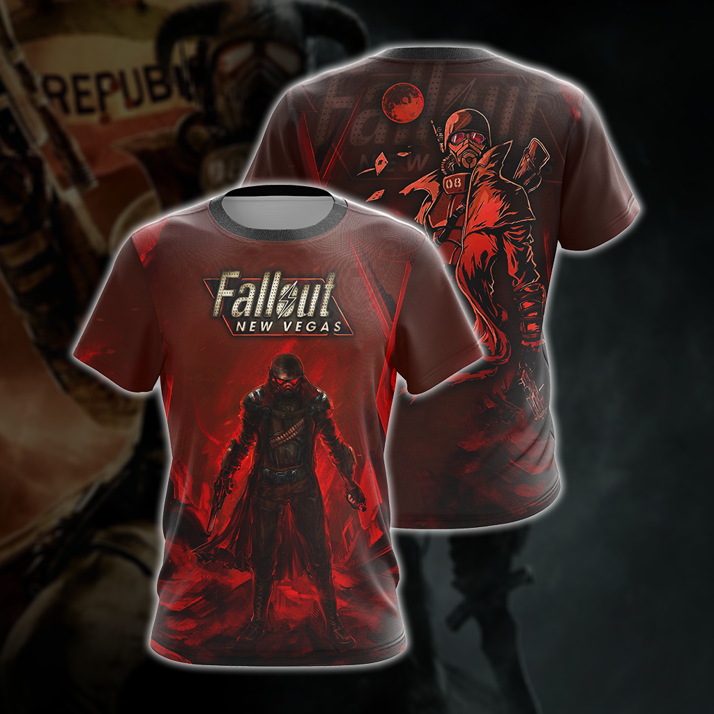 Fallout: New Vegas Unisex 3D T-shirt S  