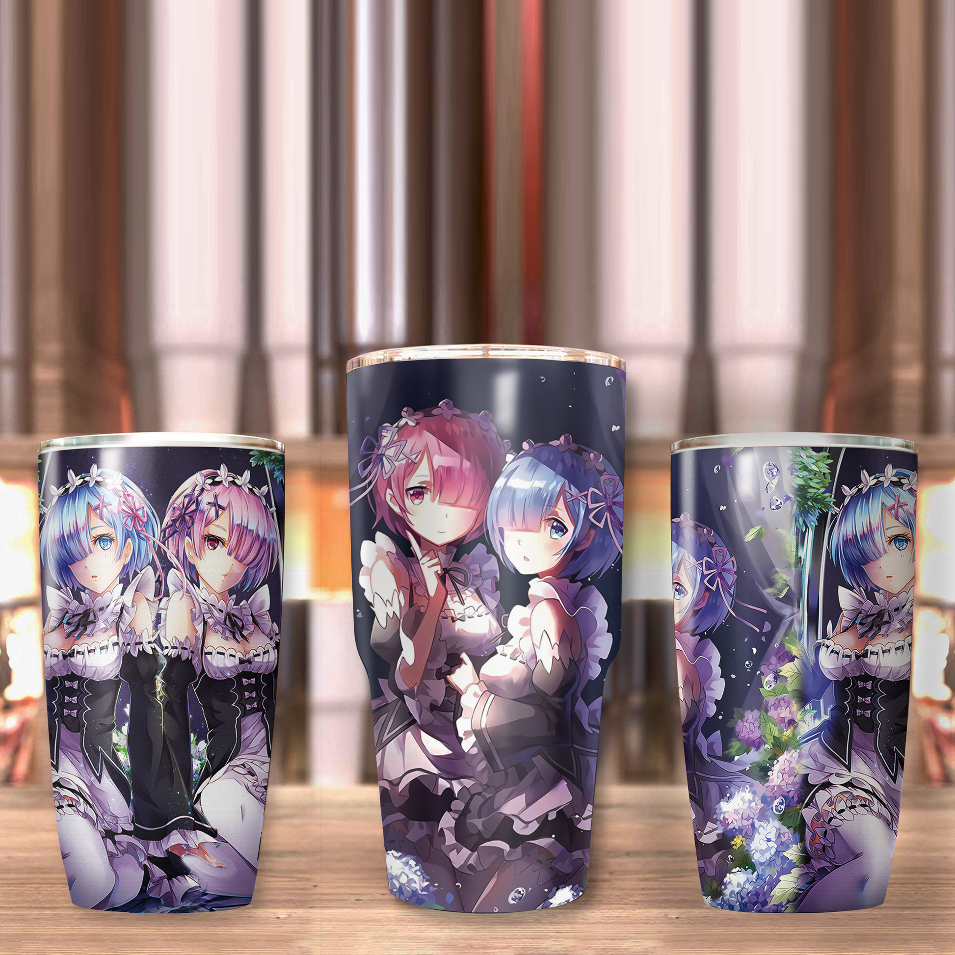 Rem & Ram Re:Zero Tumbler   