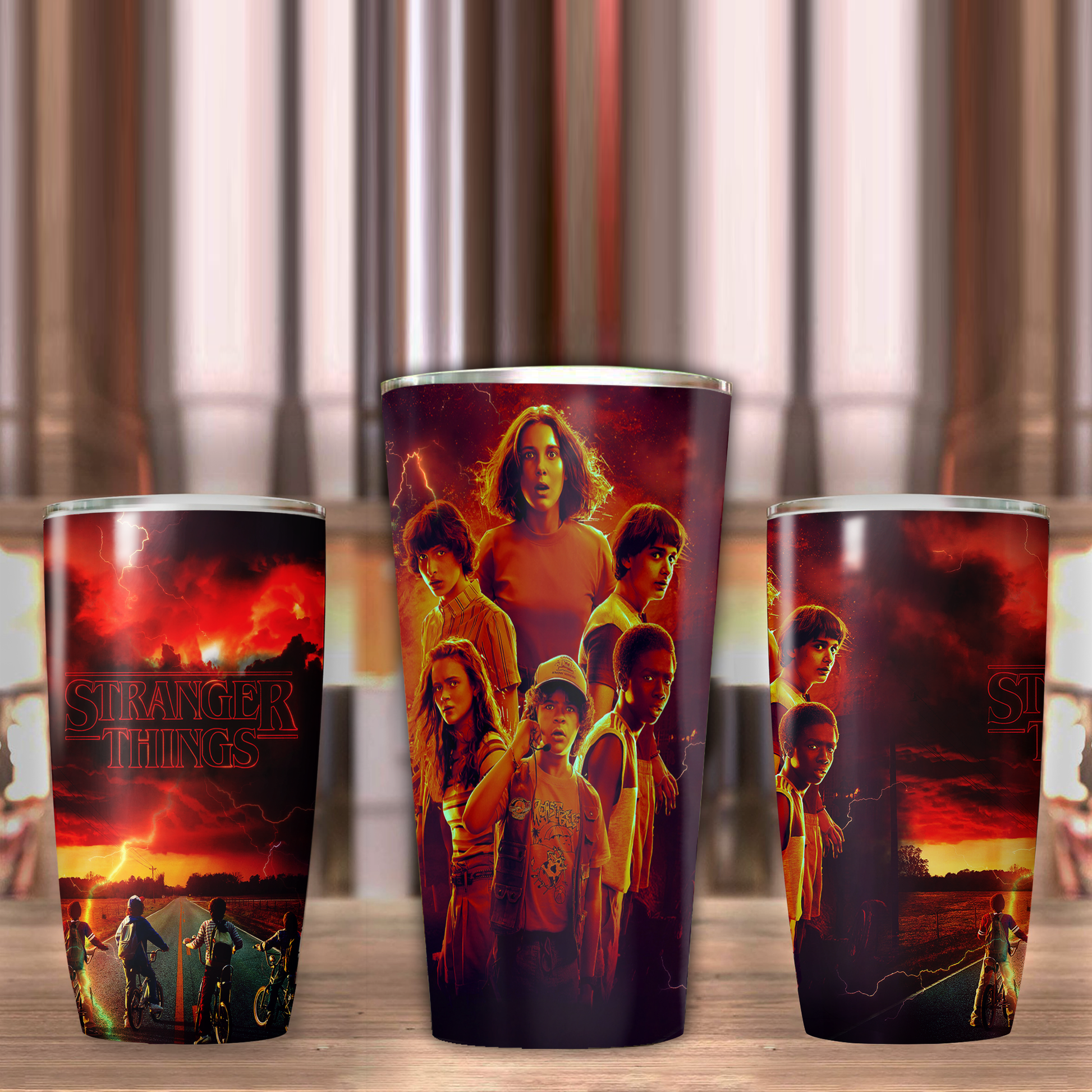 Stranger Things TV Series Insulated Stainless Steel Tumbler 20oz / 30oz   
