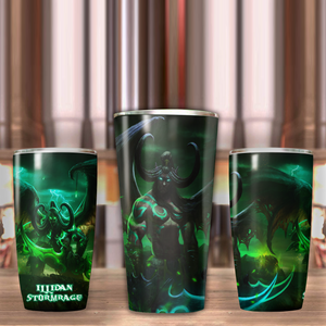 Illidan Stormrage World Of Warcraft Video Game Insulated Stainless Steel Tumbler 20oz / 30oz   