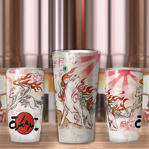 Okami Video Game Insulated Stainless Steel Tumbler 20oz / 30oz   