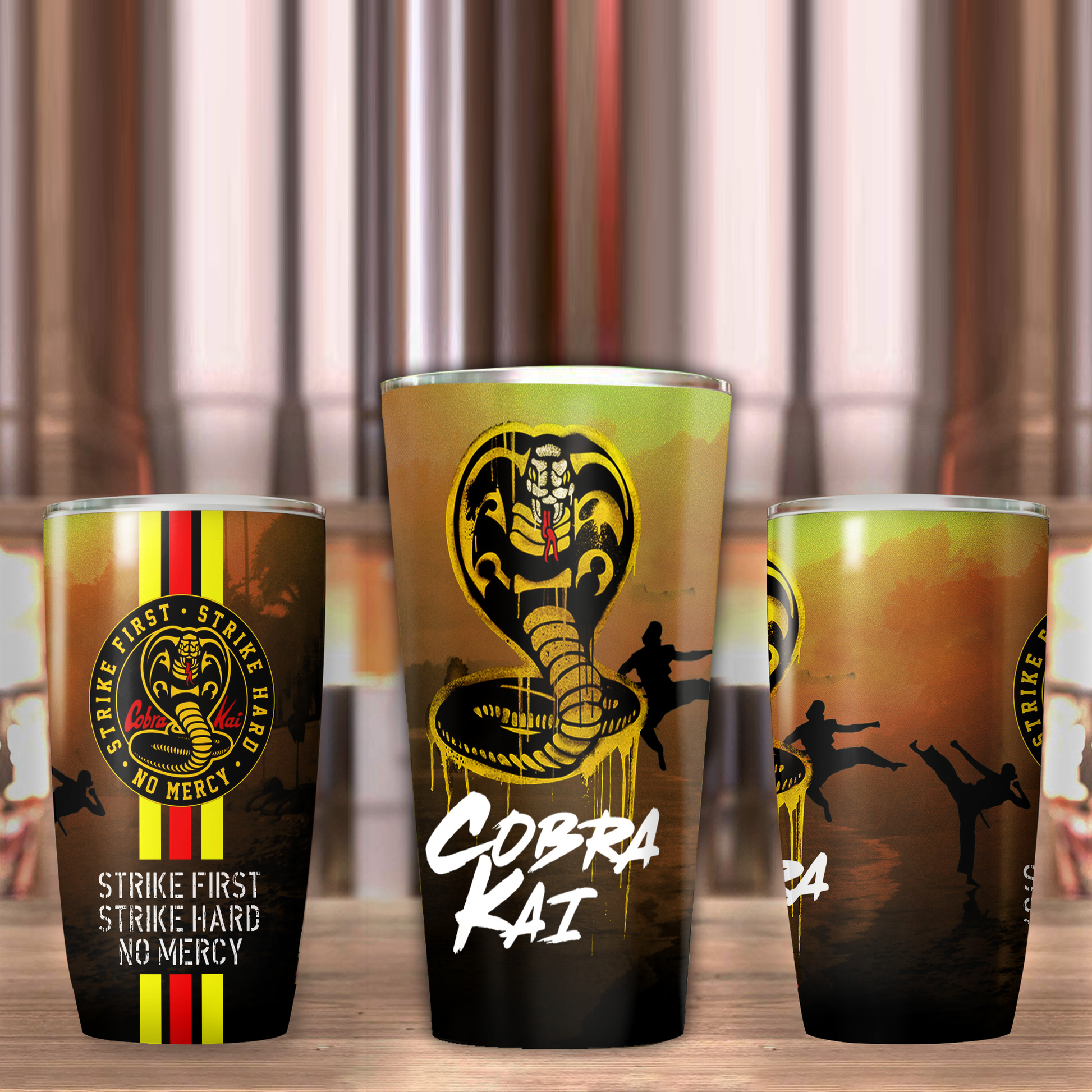 Cobra Kai TV Series Insulated Stainless Steel Tumbler 20oz / 30oz   