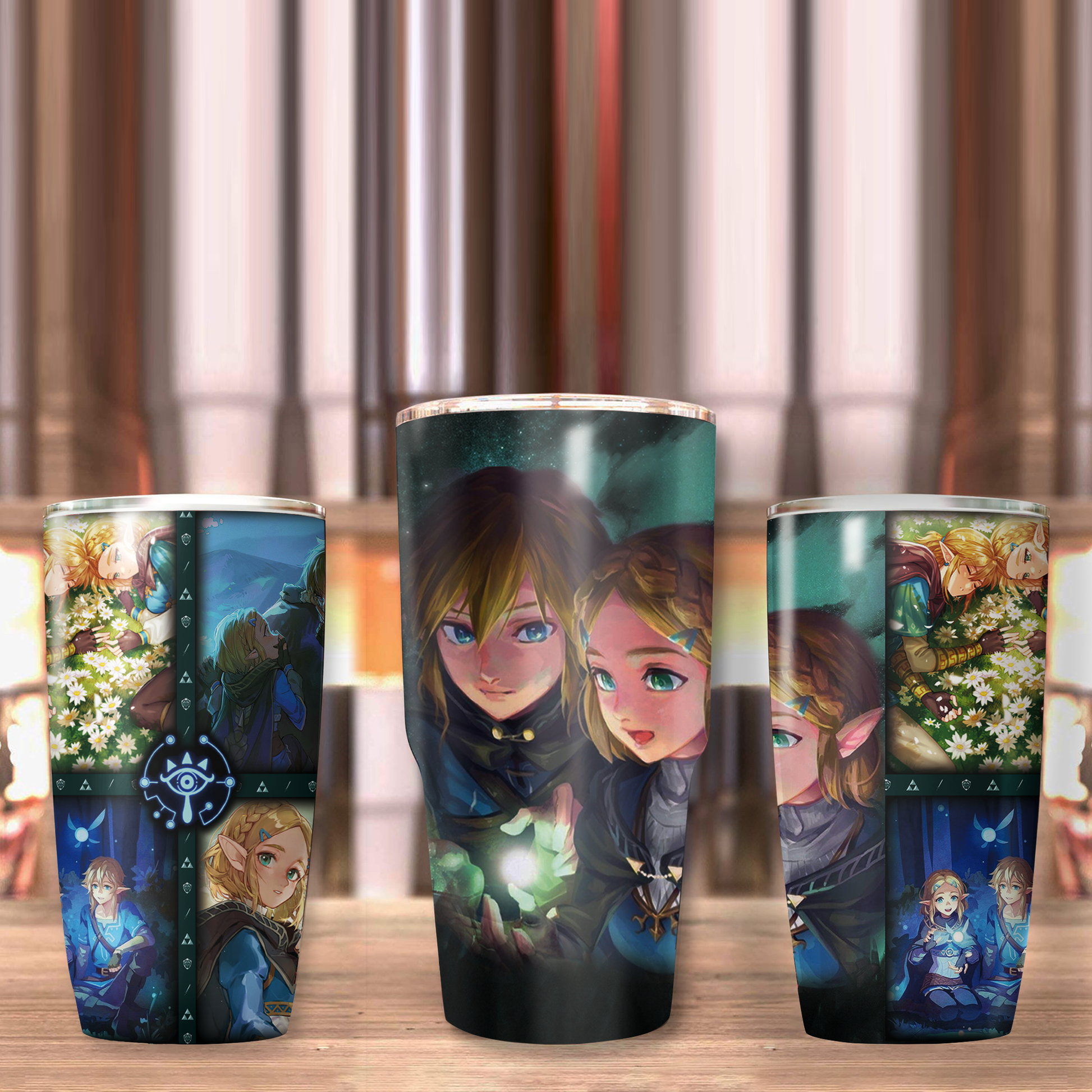 Link and Zelda The Legend of Zelda Tumbler   