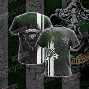 Slytherin House Harry Potter New Look Unisex 3D T-shirt   