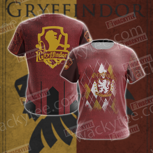 Harry Potter - Gryffindor House Unisex 3D T-shirt   