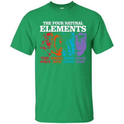 Movie T-shirt The Four Natural Elements T-shirt Irish Green S 