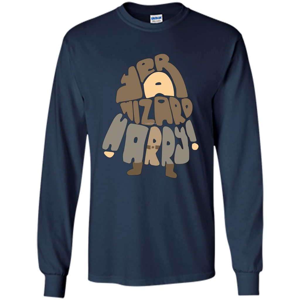 Movies T-shirt Yer A Wizard Harry Navy S 