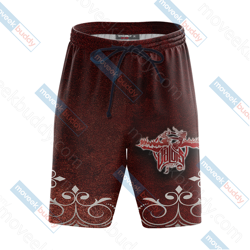Pokemon Go - House Valor The Flame In the Night New Beach Shorts   