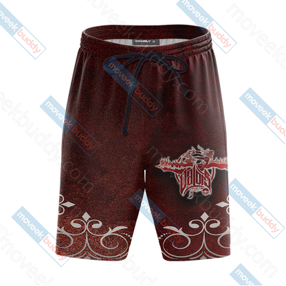 Pokemon Go - House Valor The Flame In the Night New Beach Shorts   