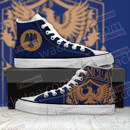 Harry Potter Wise Like A Ravenclaw Wacky Style High Top Shoes SIZE 29