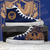Harry Potter Wise Like A Ravenclaw Wacky Style High Top Shoes Men SIZE 36 