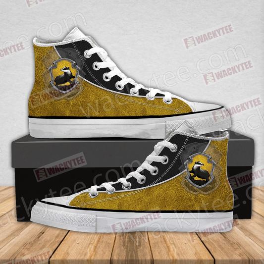 Harry Potter - Hufflepuff Edition New Style High Top Shoes SIZE 29