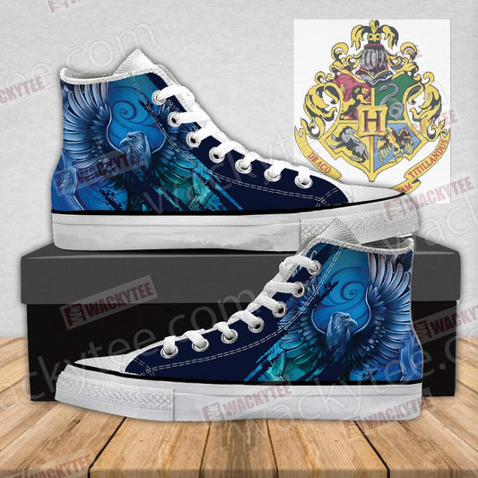 Harry Potter - Wise Like A Ravenclaw Wacky Style High Top Shoes SIZE 29