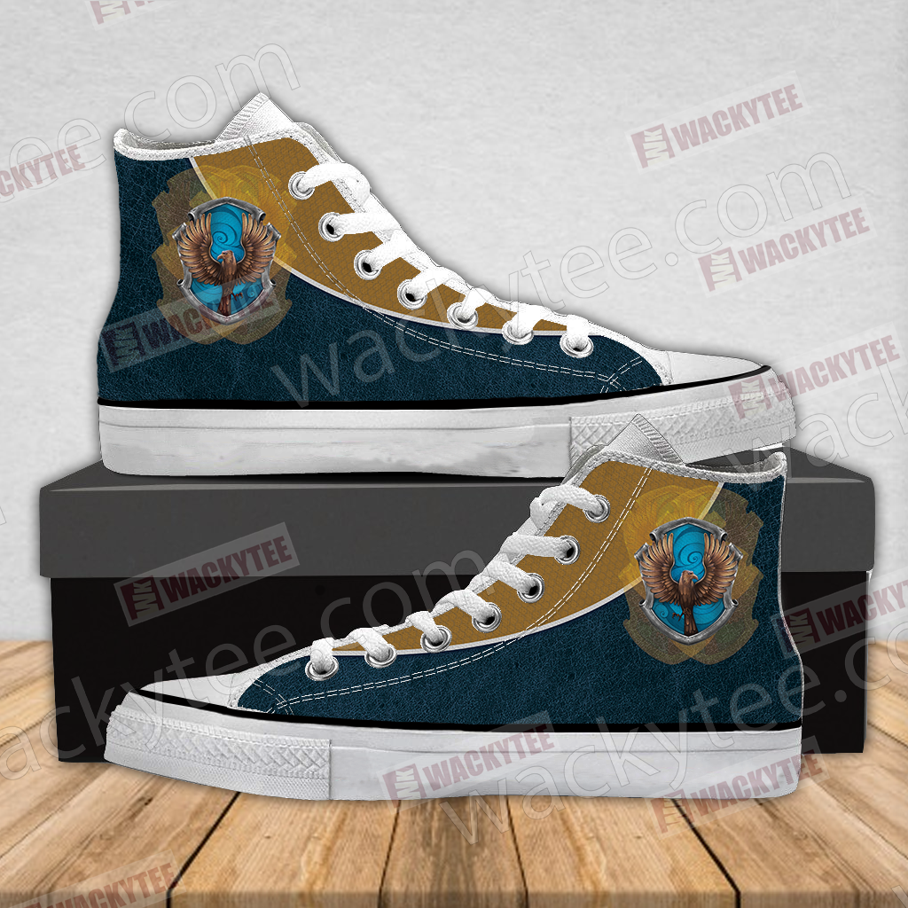 Harry Potter - Ravenclaw Edition New Style High Top Shoes Men SIZE 36 