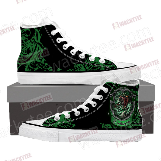 Cunning Like A Slytherin Harry Potter High Top Shoes SIZE 29